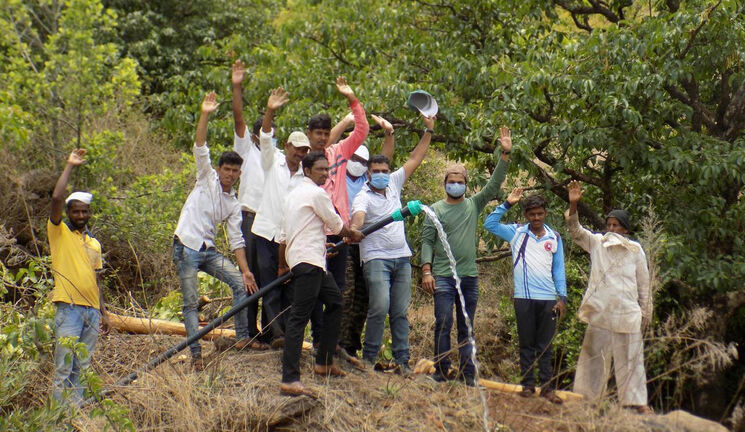 Community Solar Water pumping at Bhoirwadi, Junnar